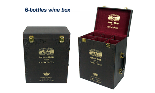 6-bottle wine box
