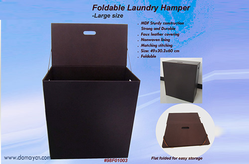 Foldable laundry bin