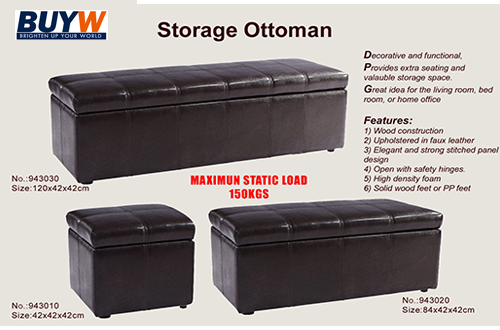 Storage Ottoman set #3