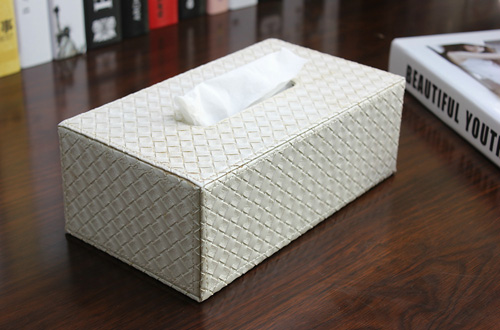 Leather Tissue box